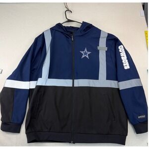 Buffalo Outdoors Dallas Cowboys NFL High-Vis Reflective Work Jacket Mens 2XL